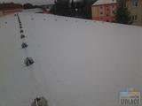 Izolace ploché střechy sportovní haly 2. ZŠ, Žďár nad Sázavou